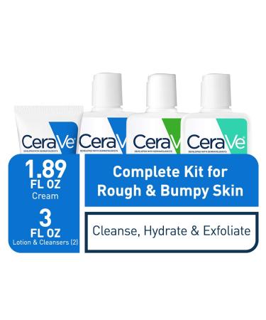 CeraVe Travel Size Skin Care Set: Moisturizing Cream, Lotion, Foaming Face Wash, Hydrating Face Wash - Buy Online on GoSupps.com