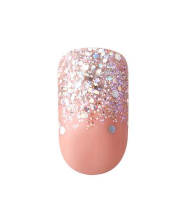 KISS Gel Fantasy Ready-to-Wear Press-On Nails Kit - Warning Sign Style | Medium Length | Pink Gel Glue | 24 Adhesive Tabs | Manicure Stick & Mini File Included - Buy Online on GoSupps.com