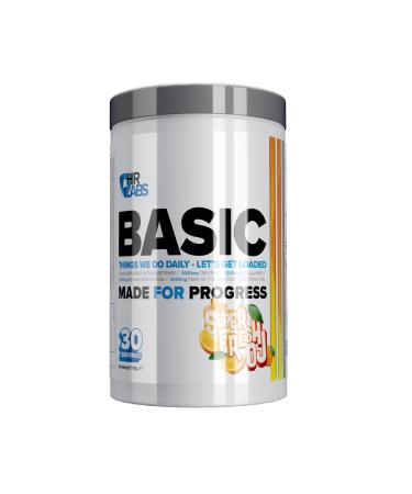 HR Labs Basic Things we do Daily Creatine and Electrolytes Pre/Intra Workout Beta Alanine & Betain Hydrous Hydration Formula 510g & 30 Servings Vegan (Super Fresh OJ)