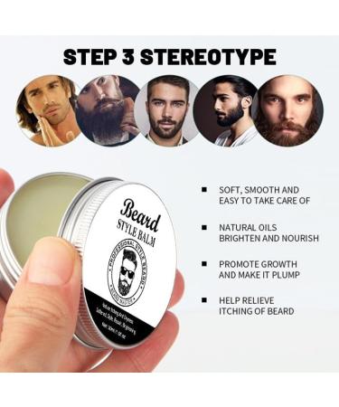 Beard Grooming Kit For Men-Beard Growth Kit-Beard Kit With Beard Shampoo Beard Growth Oil Beard Balm-Gift Sets For Men-Beard Care Kit For Men-Birthday Gifts For Him/Dad/Husband/Boyfriend - Buy Online on GoSupps.com