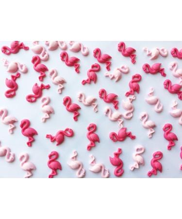 Holly Cupcakes 6 Mixed Sugar Flamingos- Gorgeous edible & handmade with love in the UK! - Buy Online on GoSupps.com