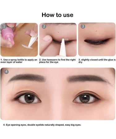 Dajidafu Eyelid Lace Tapes Mini Sticker Invisible Double Fold Makeup Tool Lightness Senseless Clear Beige Stripe Eye Tape Household M Size - Buy Online on GoSupps.com