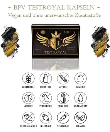 BPV Testroyal 60 Capsules - High-Dose Training Booster for Athletes & Active Men | Boost Lust Love & Passion - Buy Online on GoSupps.com