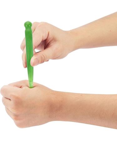Healvian 2Pcs Manual Massage Pen & Gua Sha Tools - Facial Body Eye Neck & Back Massage Stick for Pain Relief - Buy Online on GoSupps.com
