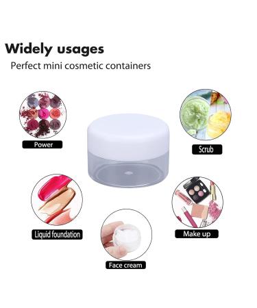 100pcs 5ml Small Clear Sample Jars with Lids - Empty Container Pots for Travel & DIY Projects | International Shipping Available - Buy Online on GoSupps.com