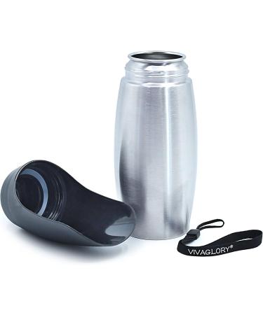 Vivaglory 750ml Stainless Steel Dog Water Bottle | Portable & Leak-proof Pet Drinking Container for Hiking & Walking - Buy Online on GoSupps.com