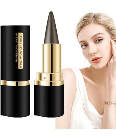 Black Gel Eyeliner - Black Eyeliner Gel Quick Drying | Longwear Eyeliner Gel Stick Makeup Eye-Liners Cream Eyeliner Tool Smudge Proof Eyeliner Pencil Frifer - Buy Online on GoSupps.com