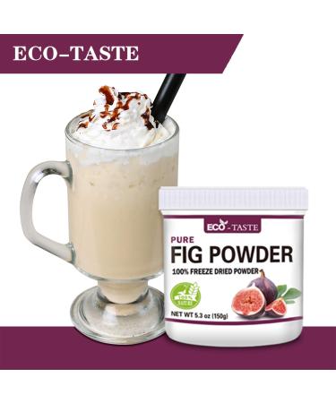 Premium 100% Pure Figs Powder 5.3oz (150g) - Sun Dried, Raw, Non-GMO, No Additives - Buy Online on GoSupps.com