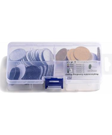 150pcs Sandpaper Disc + 1 Metal Bit | Pedicure Sanding Disc for Callus Removal | Electric Foot File Tools - Buy Online on GoSupps.com