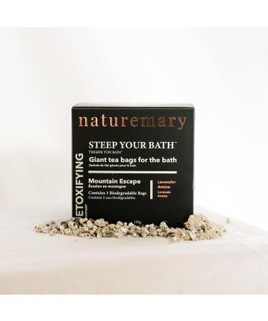 Detoxifying Steep Your Bath Mountain Escape | Moisturizing Lavender Arnica Bath Soak for Dry Skin - 5.29 oz Rejuvenates Skin - Buy Online on GoSupps.com