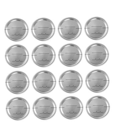 Yardwe 60 Pcs Mason Jar Lids Coffee Things Mason Jar Caps Cover Jars with Lids Mason Jar Top Lid Jam Jar Lid Coffee Stuff Wide Mouth Lids Discs Mason Jar Discs Glass Bottle Seal Tinplate