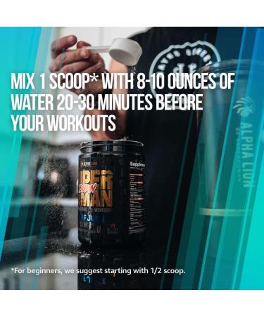 ALPHA LION Superhuman Burn Metabolism Booster Pre Workout - Blue Gummy Bear Flavor | Weight Loss Supplement with Appetite Suppressant, Fat Loss Support, Energy & Focus Powder - 21 Servings - Buy Online on GoSupps.com