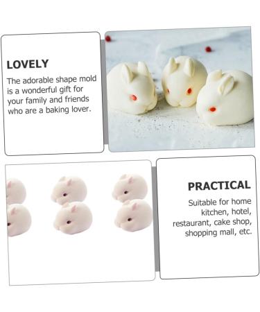 MAGICLULU Clay Mold 2pcs Cake Silicone Mold Silicone Molds Bunny Desserts Easter Cookie Ice Cream Mold Jade Rabbit Tray 29.5x17cmx2pcs Whitex2pcs - Buy Online on GoSupps.com