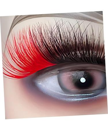 minkissy Red Eyelashes 9 Pairs Imitation False Eyelashes Cosplay Lashes Cosplay Eyelashes Adhesive 3d Artificial False Eyelashes Fake Eyelashes Pink Eyelashes - Buy Online on GoSupps.com