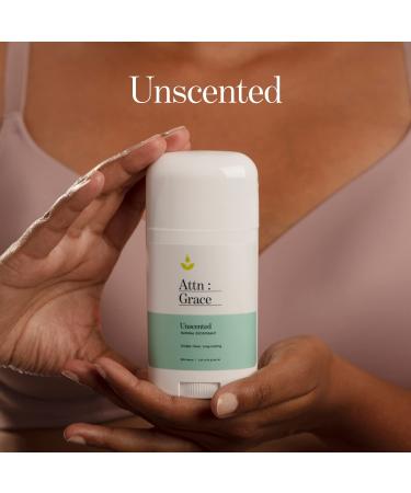 Grace Aluminum-Free Deodorant | Natural Long Lasting Odor Protection | Vegan Cruelty-Free Baking Soda Free (Unscented) - Shop Internationally - Buy Online on GoSupps.com