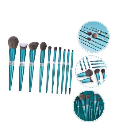FRCOLOR Diamond Makeup Brush Set - 3 Pieces Eye Shadow & Blending Brushes for Women | Premium Plastic Makeup Tools - Buy Online on GoSupps.com
