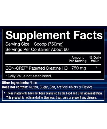 Buy Creatine HCL Powder - Highly Soluble & Bioavailable (1.58 oz/60 Servings) - International Shipping Available - Buy Online on GoSupps.com