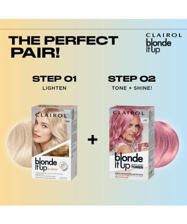 Clairol Blonde It Up Crystal Glow Toner Kit - Iridescent Emerald Iridescent Emerald 135 ml (Pack of 1) - Buy Online on GoSupps.com