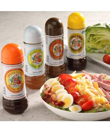 Pietro Sesame and Miso Salad Dressing 9.3 Oz. - Gluten-Free, Vegan, MSG-Free - Ideal for Vegetables, Pasta Salads, Meats, and Seafood - Buy Online on GoSupps.com