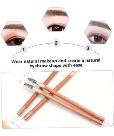 FOMIYES 2pcs Double Ended Eyebrow Pencil with Brush Tools Brow Pen Brush 2 in 1 Brow Pen Miss Eyeliner Log - Buy Online on GoSupps.com