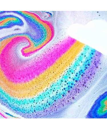  BoNene Bath Ball 110g BULBLE Bath SALT Ball Cover Rainbow Bath Bathroom Natural Bath Care Balloon Moisturizing Moisturizing Bath Bombs Exfoliating Supplies Bath Balls - Buy Online on GoSupps.com