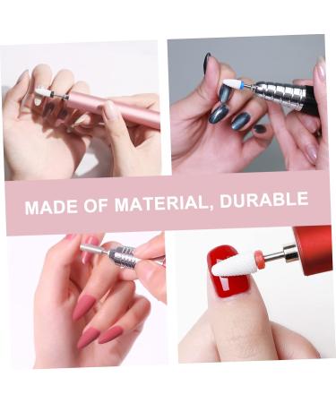 Ipetboom 1 Nail Polish Set Diamond Nail File Power Tool Toe Separators for Pedicure Ceramic Drill Bit Nail Dotting Tool Nail Drill Head Nail Art Tool Manicure Grinding Head Metal - Buy Online on GoSupps.com