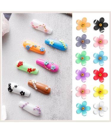 3D Flower Nail Charms & Metal Caviar Beads - Nail Art Decoration for Women & Girls - Buy Online on GoSupps.com