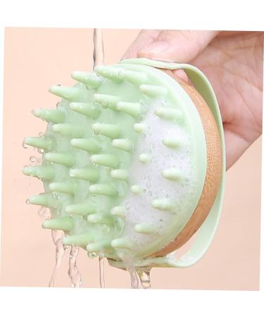 Tovinanna 3-in-1 Silicone Shampoo Brush & Scalp Massager - Ultimate Bathroom Scrubber & Massage Device for Scalp Care - Buy Online on GoSupps.com