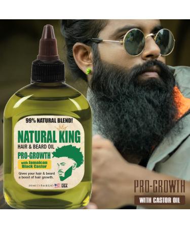 Natural King Jamaican Black Castor Shampoo & Pro-Growth Hair Oil Set - Nourish & Boost Hair Growth (33.8 oz + 7.1 oz) - International Shipping Available - Buy Online on GoSupps.com