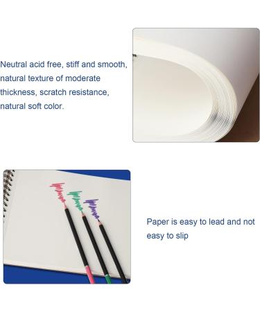 9x12 Sketchbook Pack of 2 - 200 Sheets Spiral Bound Artist Sketch Pad - Acid Free Drawing Paper - Ideal for Adults & Teens - Buy Online on GoSupps.com