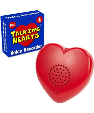 Voice Recordable Heart Button - 2 Minute Talking Plush Toy for Personalized Memory Bear or Baby Heartbeat Keepsake (Red) - Buy Online on GoSupps.com
