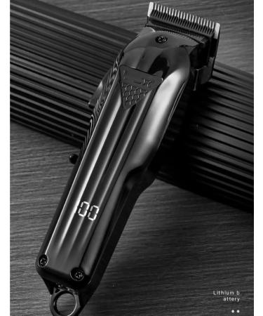 Professional Rechargeable Hair Clippers - Electric Barber Trimmer for Men with LCD & USB - Personal Care Grooming - Buy Online on GoSupps.com