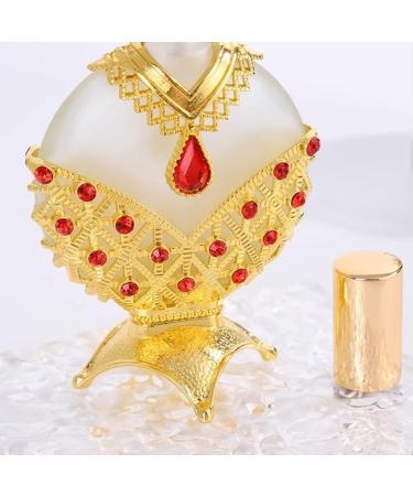 Portable Refillable Glass Perfume Atomizer Spray Bottle - 2.9*4.8cm Gold | Travel-Friendly Perfume Dispenser - Buy Online on GoSupps.com