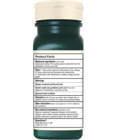 Adrien Gagnon - Glucosamine Sulfate Extra Strength 750 mg (260 tabs) - Buy Online on GoSupps.com
