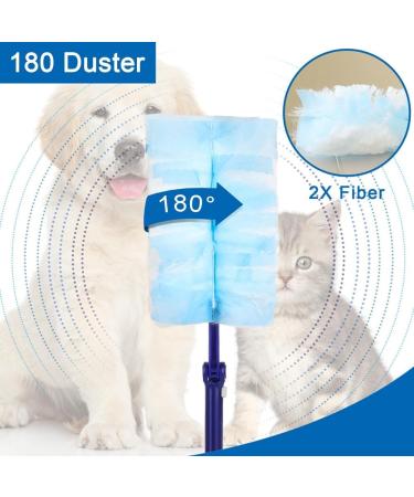 tibiu 30 Pieces Duster Refills with 2 Long Handle Disposable Duster Refills Compatible for Easy to Use - Buy Online on GoSupps.com