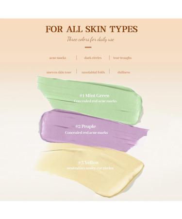  G n rique 18 Color Concealer Palette Full Coverage Waterproof Blendable Cream Formula Multiuse for Contouring Color Correcting Skin Tone Balancing Daily and Professional Makeup 20g - Buy Online on GoSupps.com