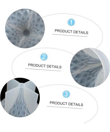 EXCEART 2pcs Storage Box Mold Lipstick Mold Silicone Mold Storage Case Organizer Mold Accessories Cake Mold 8.5X8.5X7CMx2pcs Pyramidx2pcs - Buy Online on GoSupps.com