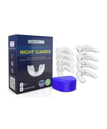 Coordi Life Hush Strips Night Guards for Clenching  Grinding- Custom Moldable Mouthguard for Better Sleep Sports Mouthpiece  Straightening  Whitening Trays