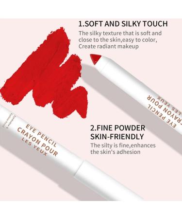 Eye Shadow Stick Makeup | Waterproof Eyeshadow Pencil with Sharpener Long Lasting Eye Shadow Highlighter Stick Makeup Pencil for Eye Kroren - Buy Online on GoSupps.com