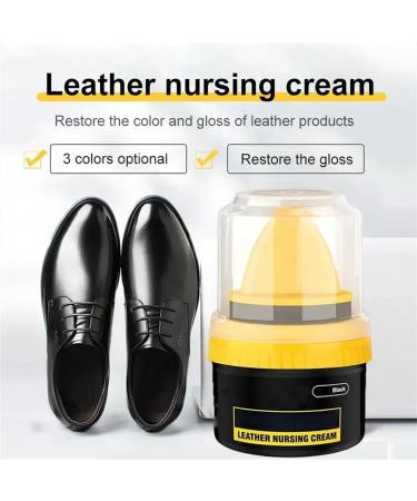 AQWAL Leather Repair Cream Liquid Shoe Polish Cream Shoe Polish Shoe Care Shoe Cream With Sponge Applicator Protects Leather From Scuffs And Scratches Best For All Kind Of Leather Surfaces Mix - Buy Online on GoSupps.com