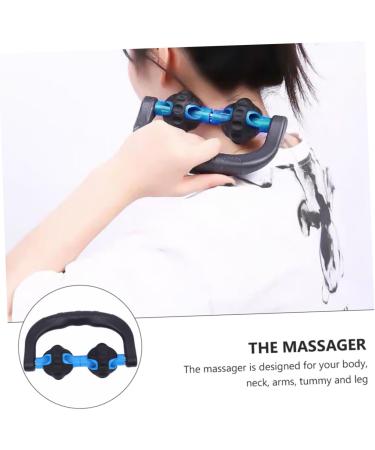 Clispeed 2nd Hand Massage Roller - Portable Six-Wheel Fascia Muscle Roller for Home Fitness & Yoga - Stainless Steel Arch Support - Buy Online on GoSupps.com