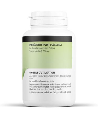 Bamboo Tabachir 250mg - 200 capsules - Buy Online on GoSupps.com