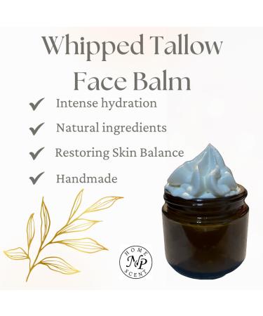 NP Home Scent Grass Fed Tallow Face Balm with Hyaluronic Acid 2 oz Natural Moisturizer with Essential Oils - Buy Online on GoSupps.com