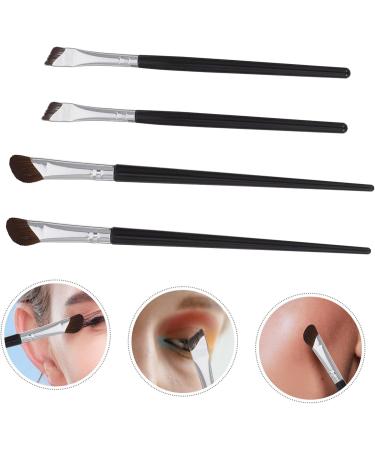 Hemoton 4 Pcs Eyeliner Brush Brow Brush Small Concealer Brush Brow for Eyebrows Flat Concealer Brush Nose Contour Brush Eyebrows Brush Eyeliner Applicator Tool Eyeshadow Brush Makeup Brush - Buy Online on GoSupps.com