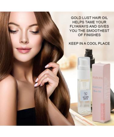 PUDUEN Gold Lust Hair Oil Argan & Jojoba Oil Treatment for Dry, Damaged, Color-Treated Hair 0.84 oz - Buy Online on GoSupps.com