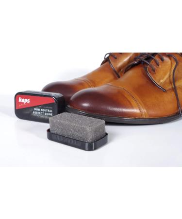 Kaps Travel Sponge For Leather Shoes Transparent Shine And Cleaning Mini Perfect Shine - Buy Online on GoSupps.com