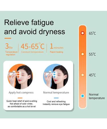 Eyes Spa Mist Sprayer Handy Nano Eye Mister 3 Gear Modes and Temp Adjustable Face/Eyes Dual Uses and Nano Atomization Technology USB Chargeable for Dry Eyes Moisturizing Hydration - Buy Online on GoSupps.com