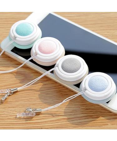 Healifty Pouch Microfiber Cleaning Cloth Set - 4pcs Macaron Lens & Screen Cleaner Keychain - Portable Wipers for Phones Glasses & Eyewear (Pink Blue Green Khaki - Buy Online on GoSupps.com