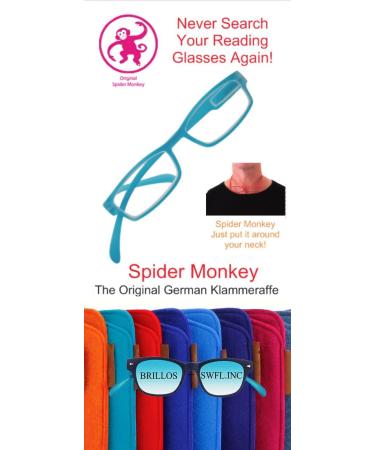 Long Arm Reading Glasses in Turquoise (+2.50) - Comfortable & Stylish | International Shipping Available - Buy Online on GoSupps.com