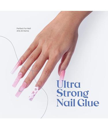 Beetles 10ml Nail Glue for Acrylic, Press On Nails - Set of 3 | Quick Dry & Super Strong Adhesive - Buy Online on GoSupps.com